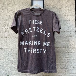 Seinfeld Tee Shirt “These Pretzels Are Making Me Thirsty”